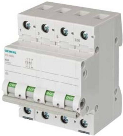 Siemens Ausschalter Grau 40A mit 3 Schließern 5TL16400 - Bild 1