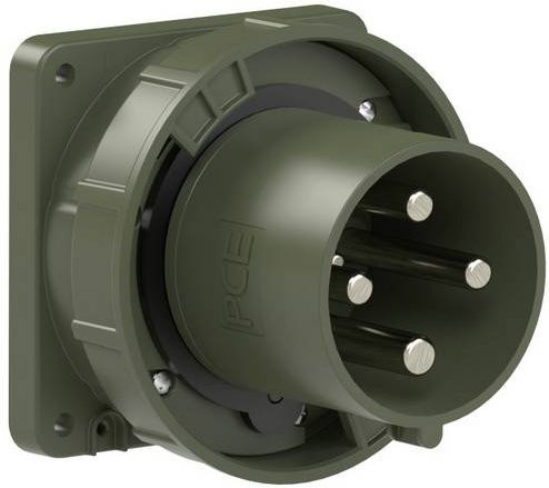 PC Electric Power Twist 644-6.u CEE Anbaustecker 125A 4polig grün IP67 - Bild 1