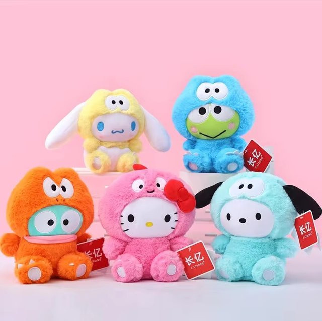 Sanrio Dinosaurier-Kostüm Hello Kitty Cinnamoroll, Plüschtiere - Bild 1