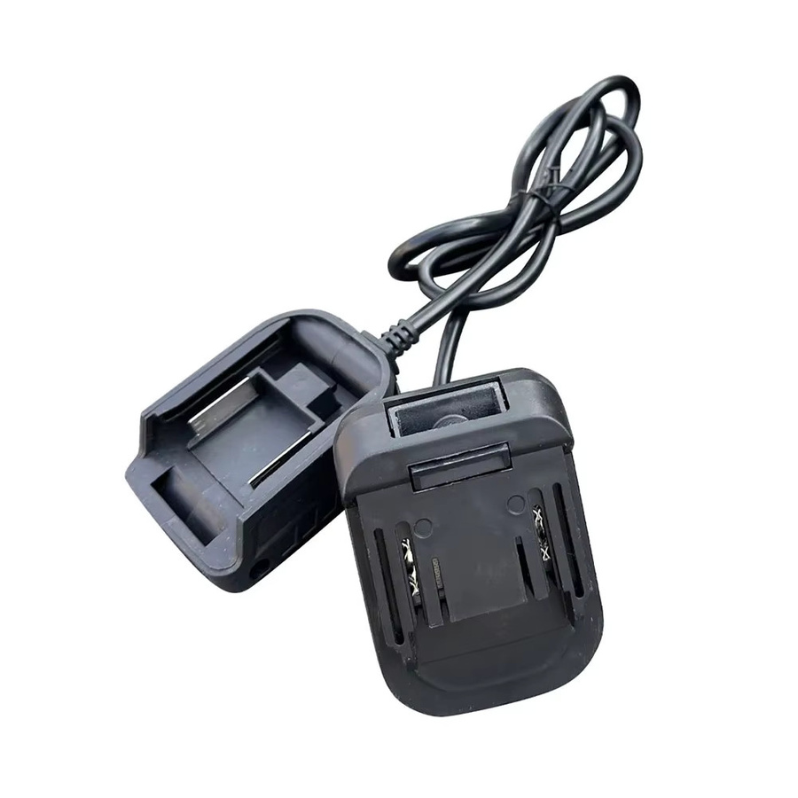 VIBRATITE Batterieadapter für 18V und 21V Elektrowerkzeuge in Schwarz mit Kurzschlussschutz - Bild 2