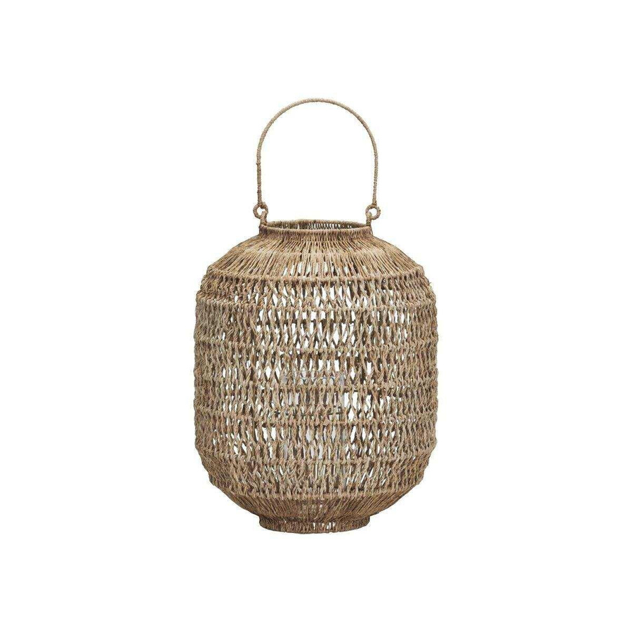House Doctor Laterne Dive in Natural Brown aus Eisen und Jute, Höhe: 43 cm - Bild 1