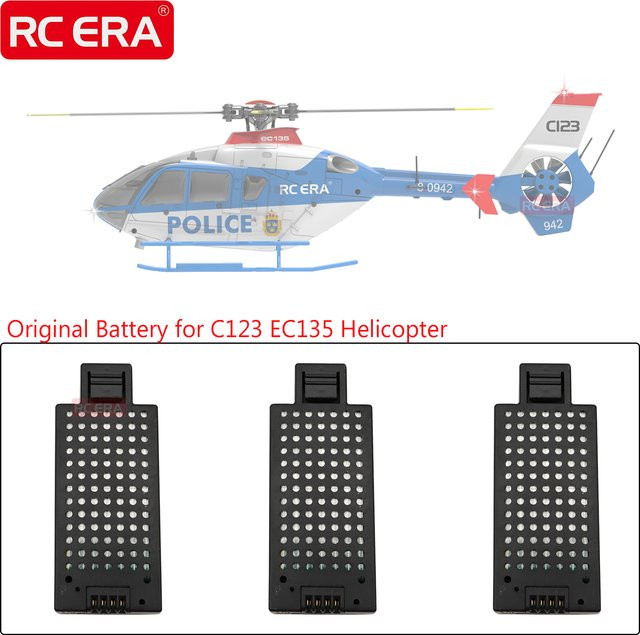 Rc era Original 11,1 v 400mah Lipo Batterie, Ersatzteile für C123 EC135 RC Hubschrauber - Bild 1
