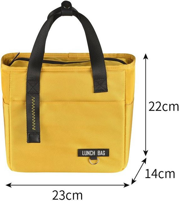 Isolierte Bento-Lunchbox mit Thermotasche von Yiran Furniture in Gelb - Bild 1