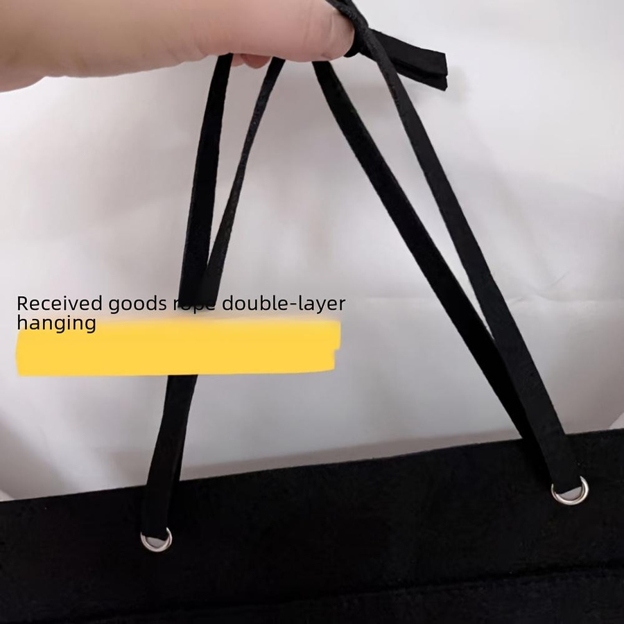 LChome Schmuck- und Haaraccessoire-Organizer aus Filz in Rosa, Wandmontierte Aufbewahrungstasche mit mehreren Fächern für Stirnbänder und Bänder - Bild 3