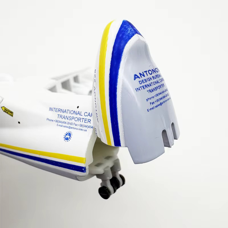 Antonov An-225 Mriya Flugzeugmodell von ZOCO im Maßstab 1/400 aus Legierung mit 20 cm Länge und Basis - Bild 2