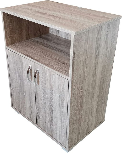 HTI-Living Küchenschrank Sonoma Blanca in Weiß mit Regalfächern und Türen - Bild 1