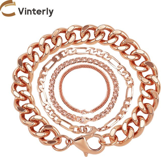 Vinterly Armband, Kupfer, Roségold, Punk, Unisex - Bild 1