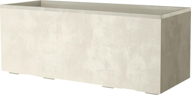 Deroma Pflanzkasten Millennium in Perlweiß, B/T/H: 99,3 x 39,0 x 37,6 cm - Bild 1