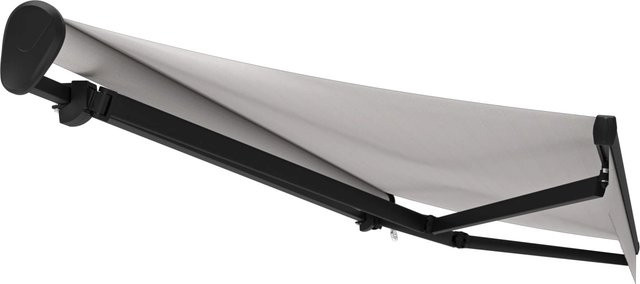 Gelenkarmmarkise Ebro mit Motor in Anthrazit, B: 400 cm, T: 300 cm - Bild 1