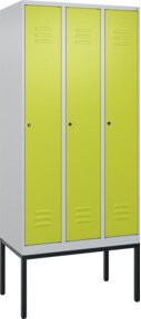 C+P Spind Classic PLUS Spind mit 3 Abteilen, Gestell aus Stahl, H x B x T: 212 x 90 x 50 cm - Bild 1
