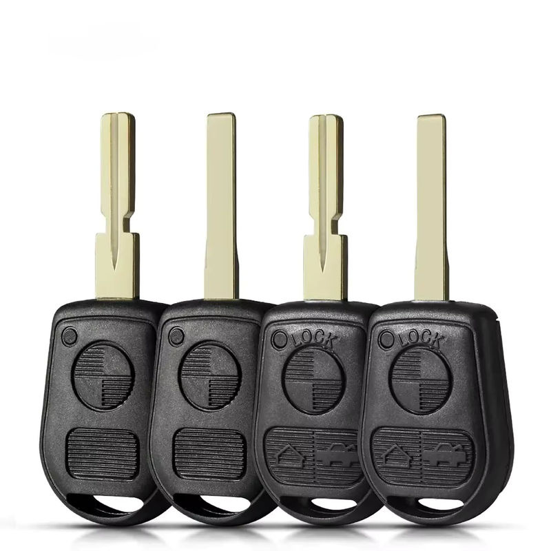 KEYYOU Auto Schlüssel Case für BMW E31 E32 E34 E36 E38 E39 E46 Z3, 3 Tasten Fernbedienung Shell, Schwarz - Bild 6