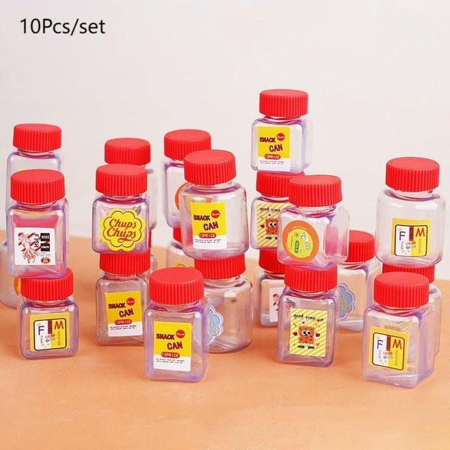 DIAPER&CORED Simulation Snack Jar Candy Gläser, 10-teiliges Set, Kunststoff, Bunt / Mehrfarbig - Bild 1