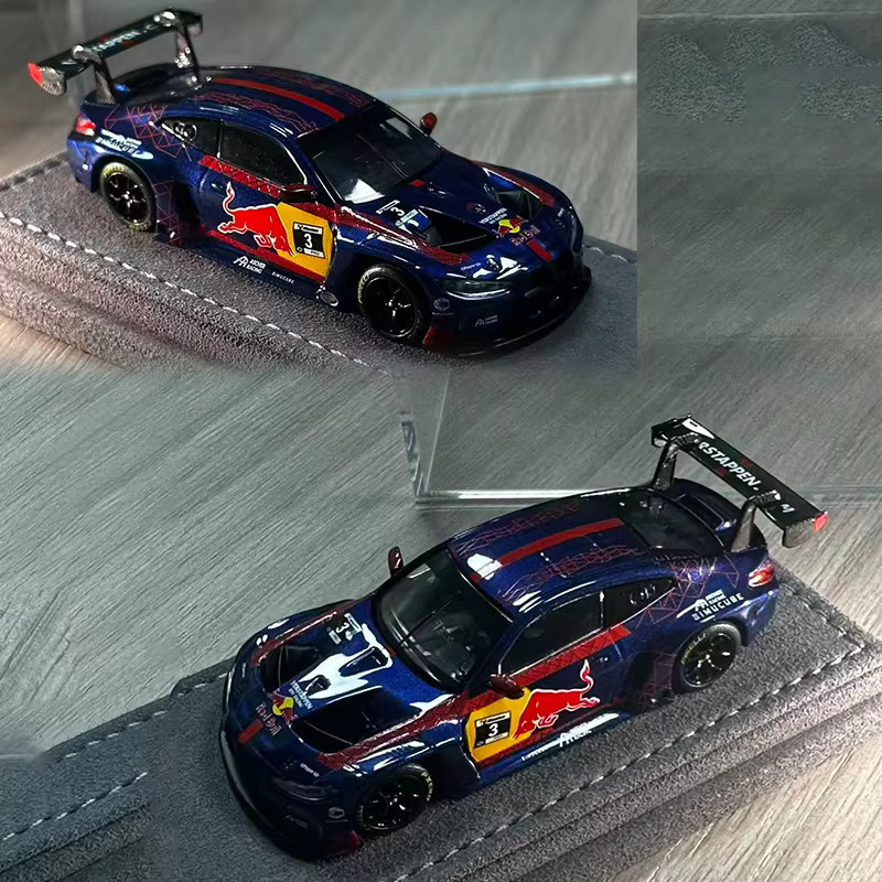Bburago BMW M4 G82 GT3 2. Generation Rennausführung, Rennwagen, 1:64, Metall - Bild 4