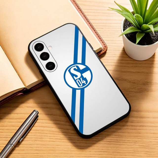Schalke 04 Handyhülle für Samsung Galaxy A73 A72 A71 A70 A53 A52 A51 in Schwarz - Bild 1