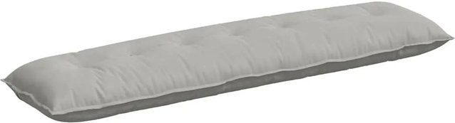 vidaXL Rückenkissen Hellgrau aus Mikrofaserstoff, B: 200 cm, H: 50 cm, T: 50 cm - Bild 1