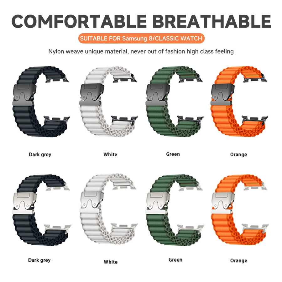 CAOWTAN Uhrenarmband Sport-Nylon, Textil/NATO, Unisex - Bild 5