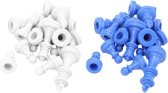 Fishine Schachspiel, Fantasy, 32-teiliges Set, Kunststoff, Blau, Weiß - Bild 1