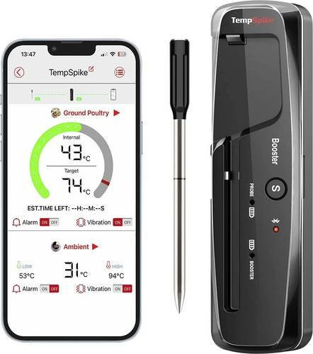 ThermoPro TP961 Bluetooth Grill-Thermometer mit App-Steuerung und Temperaturkontrolle in Schwarz - Bild 1