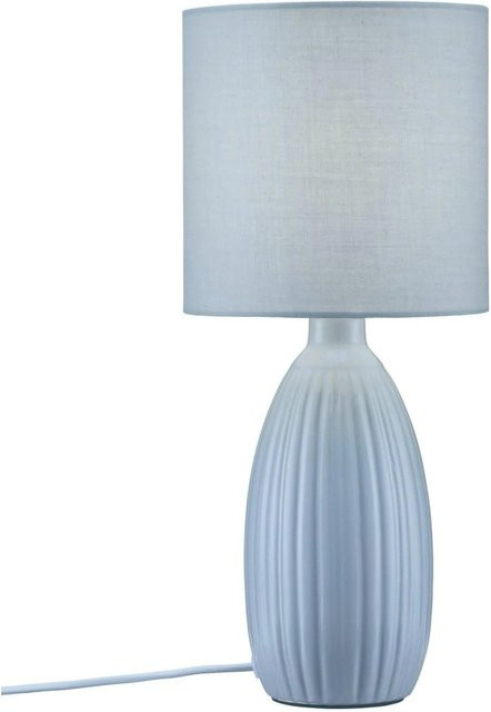 PR Home Uno Tischleuchte aus Keramik in Hellblau, B/T/H: 16 x 37 x 37 cm - Bild 1