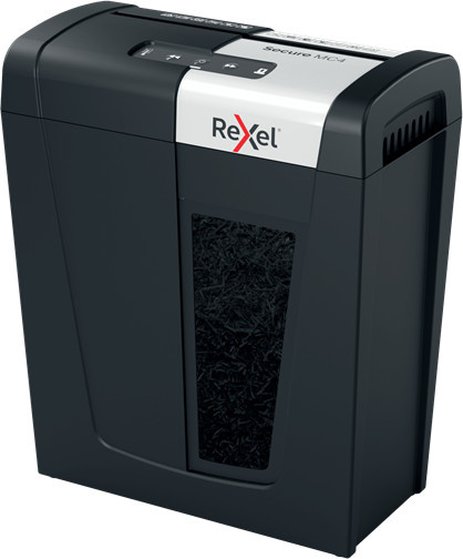 Rexel Secure MC4 Aktenvernichter mit Mikrogeschnittener Zerkleinerung in Schwarz und Silber - Bild 3