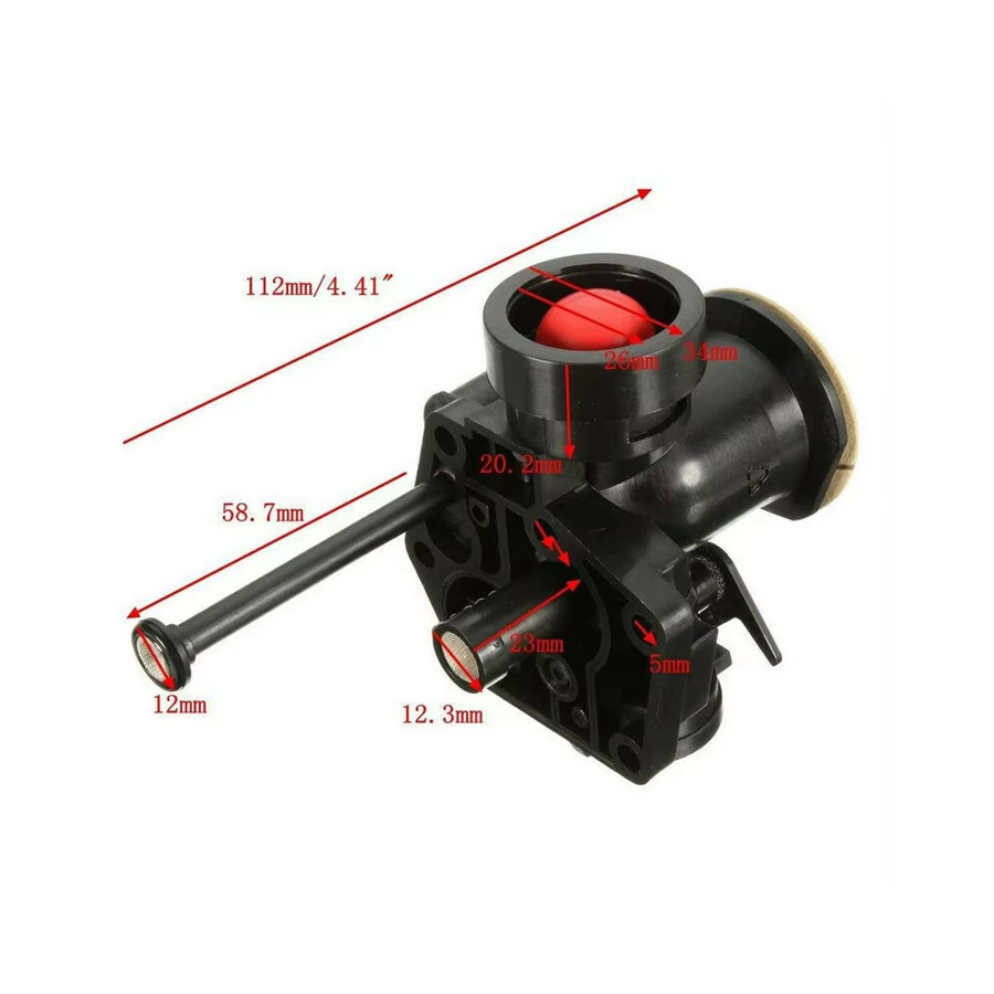 Vergaser-Set für Briggs & Stratton Sprint Classic Motoren, Farbe: Schwarz, Passend für 497619 und 498809A - Bild 3