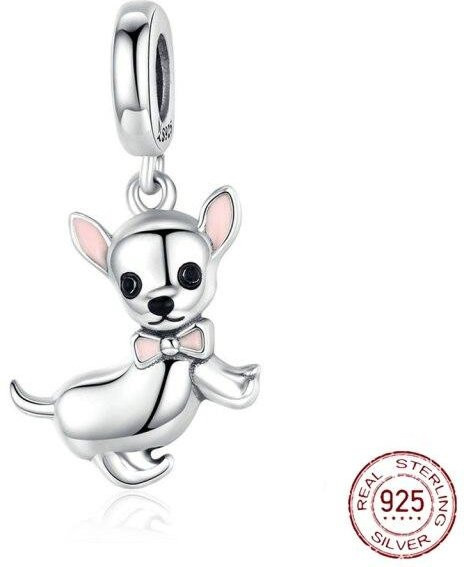 Allbestart Charms Daisy Anhänger, 925 Silber, Roségold, Damen - Bild 1