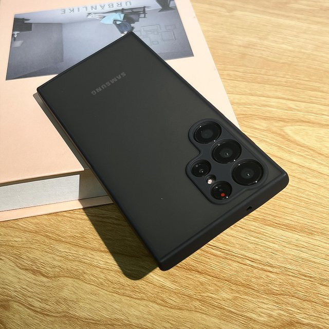 Luxus Aromr stoßfeste Schutzhülle für Samsung Galaxy S24 S23 S22 S21 S20 Plus Ultra 5G in Green und Black mit angenehmem Hautgefühl - Bild 1