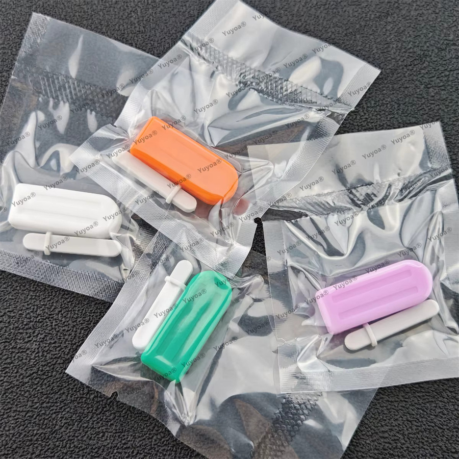 Yuyoa Kieferorthopädische Aligner-Kauhilfen, Silikon, Eiscreme-Fruchtgeschmack, 80 Stk. - Bild 3