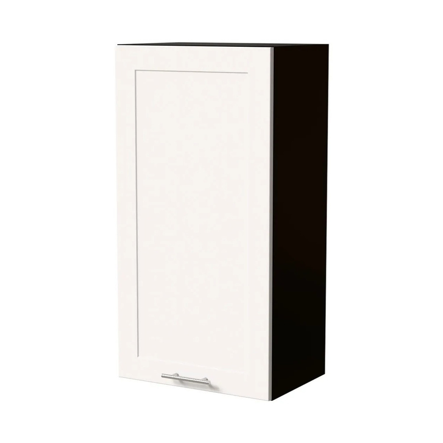 Feldmann-Wohnen Hängeschrank Oslo Küchenschrank Schwarz Weiß Matt B/T/H: 50 x 32,5 x 96 cm - Bild 2