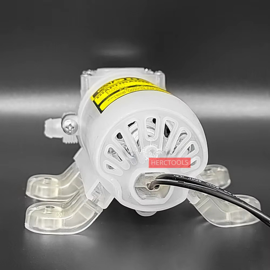 JABOBE Intelligente Mikropumpe für Lebensmittel, 12 V, 80 W, elektrische Membranpumpe mit automatischer Abschaltung aus Kunststoff für Weingetränke und Essig - Bild 4