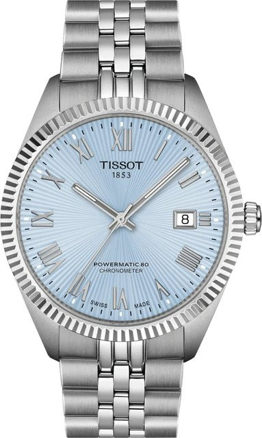 Tissot Herrenuhr Ballade, Automatik, Edelstahl, Blau, 39 mm, 10 ATM - Bild 1