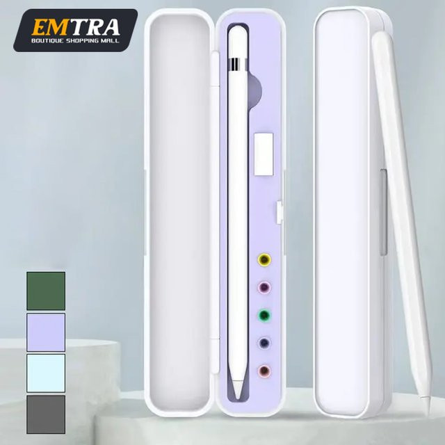 Apple Pencil Schutzhülle und Zubehör-Box für 1. und 2. Generation kompatibel mit iPad - Bild 1
