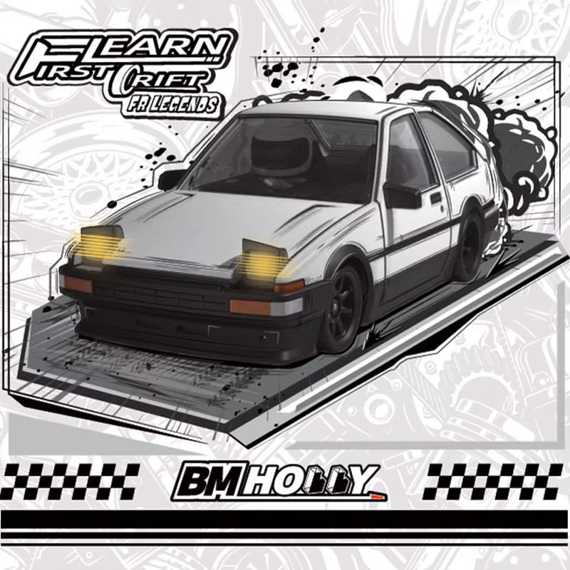 BMHOBBY BMRX-FLD S13 AE86, RC Ferngesteuertes Modellauto, 1:28, RWD Drift-Rennwagen - Bild 3