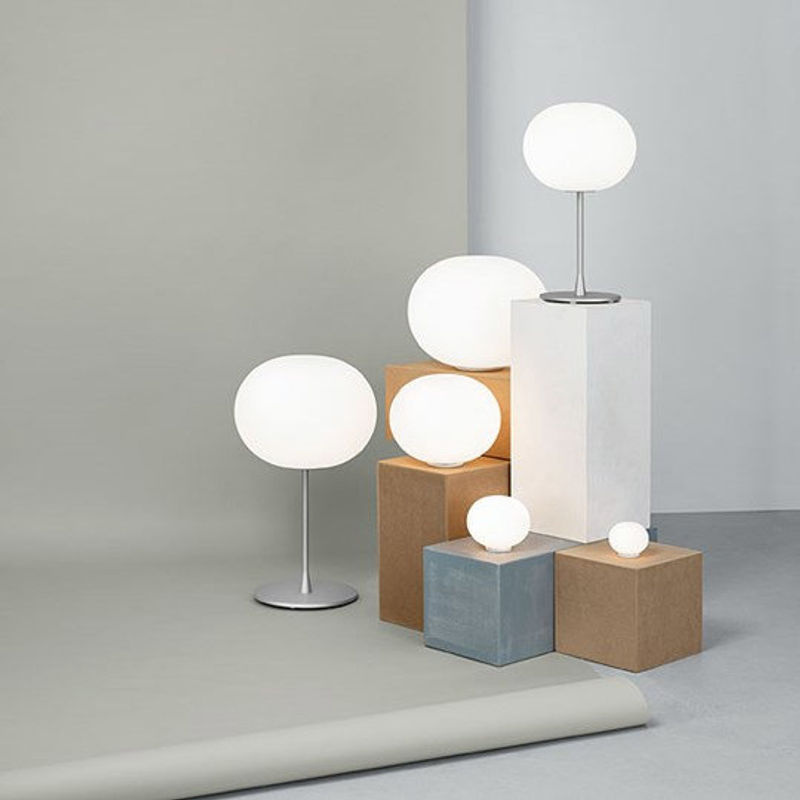 Flos Glo Ball Basic Zero Tisch- und Bodenleuchte in Weiß aus Glas - Bild 2