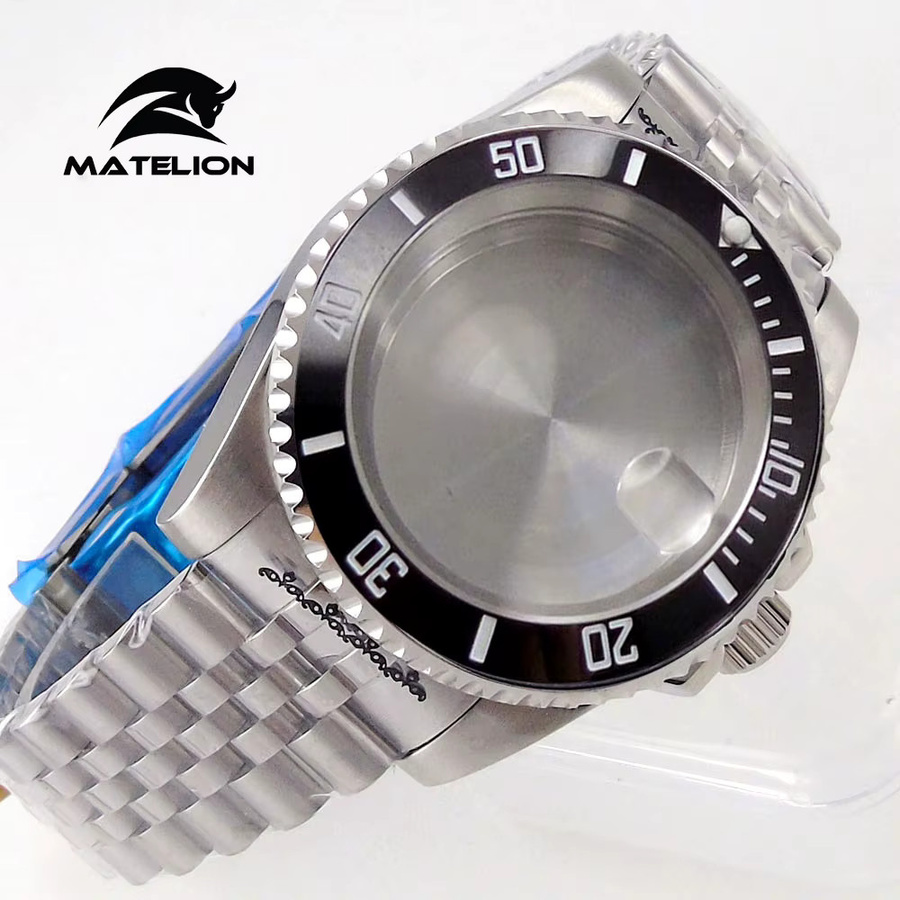 Matelion Uhrengehäuse Edelstahl, 40 mm, Silber, Unisex - Bild 2