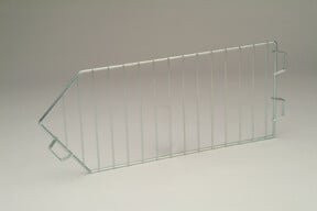 Regalwerk BERT-Trenngitter verzinkt für Gitterkorb, Farbe: Silber, Tiefe: 50 cm, Höhe: 21 cm - Bild 1