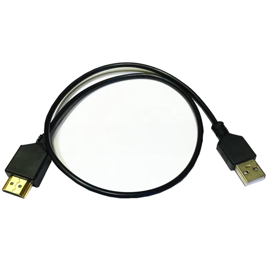 BSN HDMI auf USB 2.0 Adapter mit Stecker und Buchse in Schwarz - Bild 2