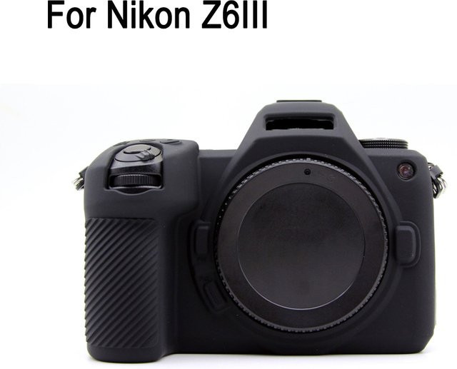 Nikon Z6III Weiche Silikonhülle Kamera Schutzhülle in Schwarz oder Blau - Bild 1