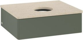 V&B Waschtischunterschrank Antao ohne Frontstruktur in Lea Grey, B/T/H: 60 x 50 x 19 cm - Bild 1