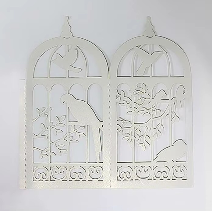 Metall Schneidestempel Vogel Laterne Schablone für Scrapbooking und DIY Bastelarbeiten - Bild 1