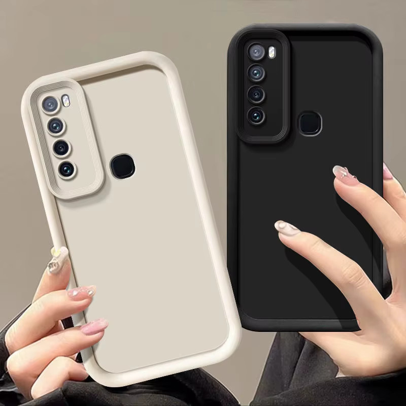 Luxus Handyhülle für Tecno Camon 15 Air, Tecno Spark 5 Pro und Tecno Camon 16S in Braun mit Sturzschutz und mattem Candy-Finish - Bild 2