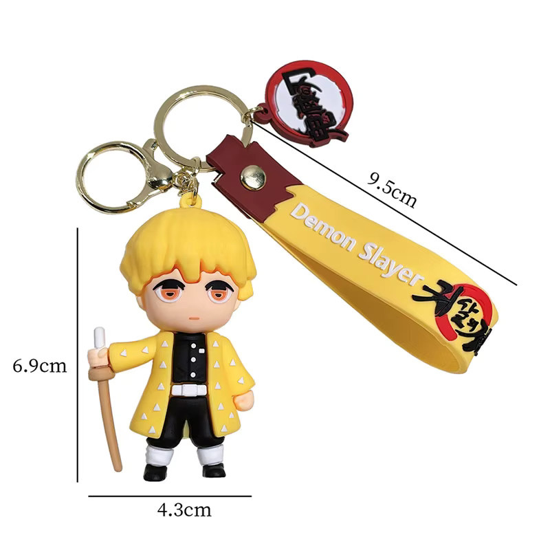 Bandai Autoschlüsselanhänger Demon Slayer, PVC, Silikon, Unisex - Bild 4
