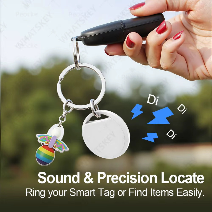 Google Android Smart Tag GPS Tracker Mini Bluetooth Locator in Schwarz für Find My Device Standortsuche - Bild 6