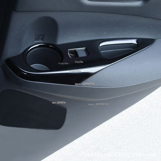 Fenster Schalter Abdeckung und Armlehnen Panel Trim für Toyota Corolla Cross 2025 2026 in Schwarz von Cutylin - Bild 1