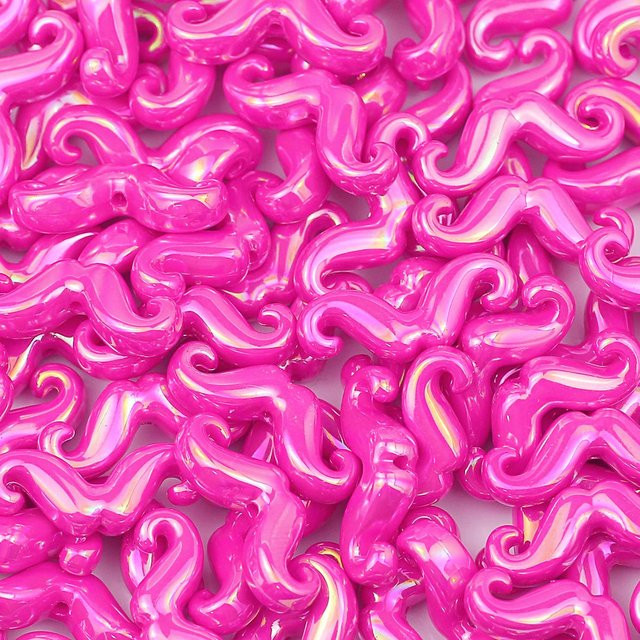 JHNBY Acryl-Perlen, Rosé-Pink, 24 mm, Perlenarmband Zubehör - Bild 1