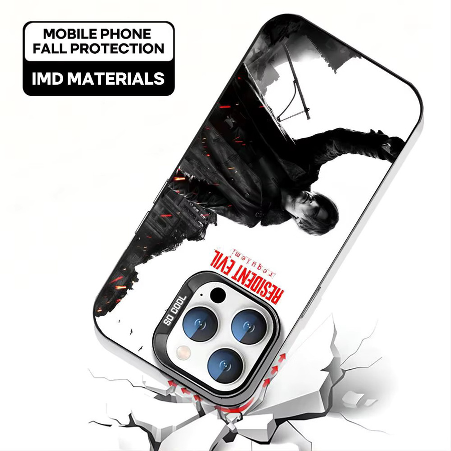 Resident Evil Requiem Handyhülle für iPhone 17 16 15 14 13 12 11 Pro Max in Schwarz und Silber - Bild 4