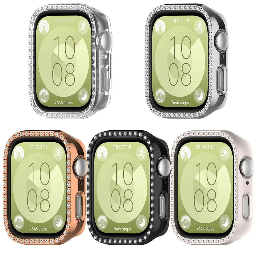 FancyWrist Smartwatch Schutzhülle, Diamant, Kunststoff, Silber, Unisex - Bild 2