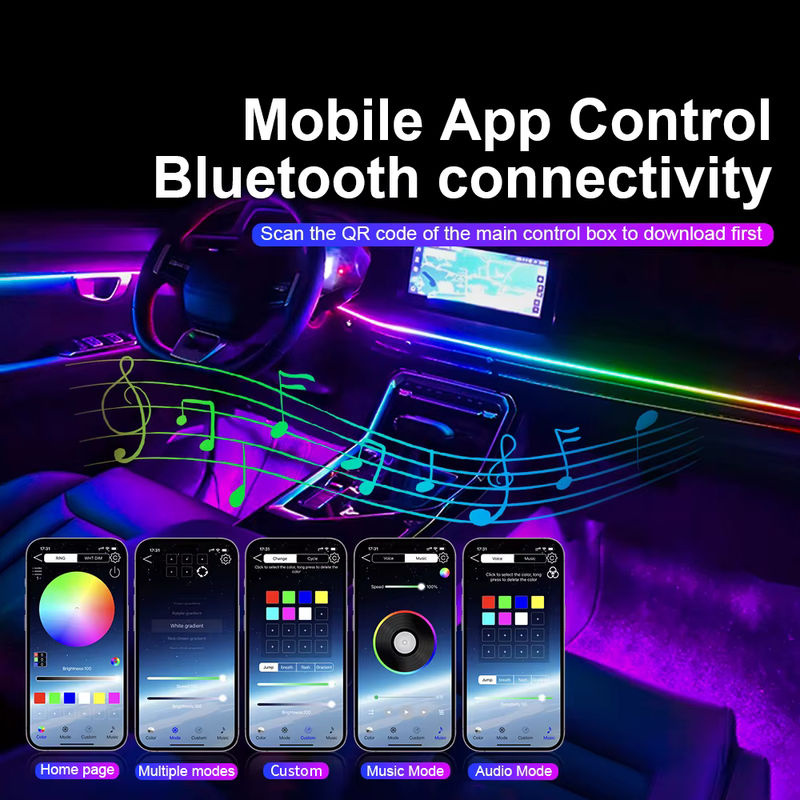 GUADSUN 18-in-1 Symphony RGB LED Atmosphärenlampen-Set mit Lichtstreifen und Lautsprecher in Multicolour - Bild 5