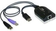 ATEN KA7169 DisplayPort USB Virtual Media KVM Adapter Cable mit Smart Card Reader CPU Modul in Schwarz - Bild 1