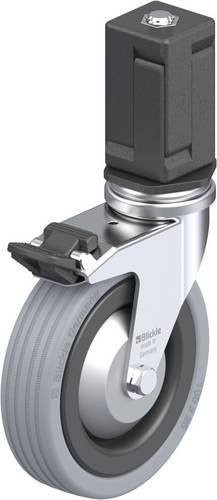 Blickle Lenkrolle LRA-VPA 100G-FI-FA-EV07 mit Feststeller, Rad-Durchmesser: 100 mm, Tragfähigkeit: 70 kg, Farbe: Grau/Schwarz - Bild 1